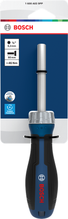 Bộ tua vít có tay cầm tiện dụng Bosch Bit Ratchet.